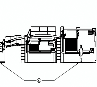 Corrugated Cardboard Stacking Machine